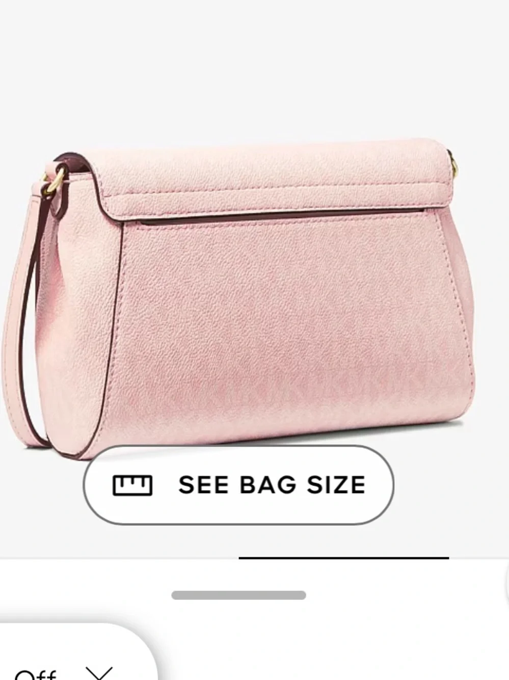 ✨NWT MICHAEL KORS Medium Logo Convertible Crossbody Bag Powder Blush Pink✨
